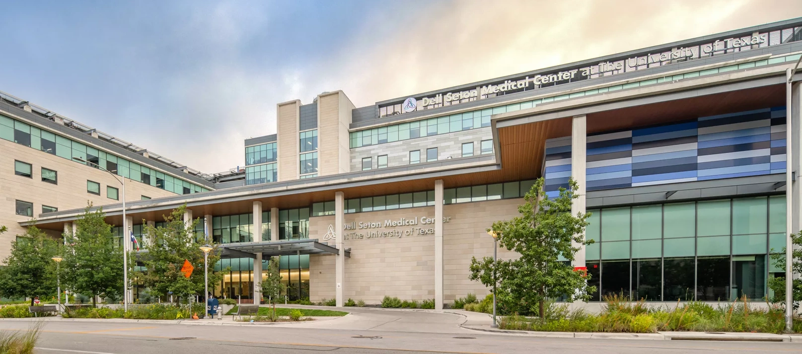 Exterior view of Dell Seton Medical Center.